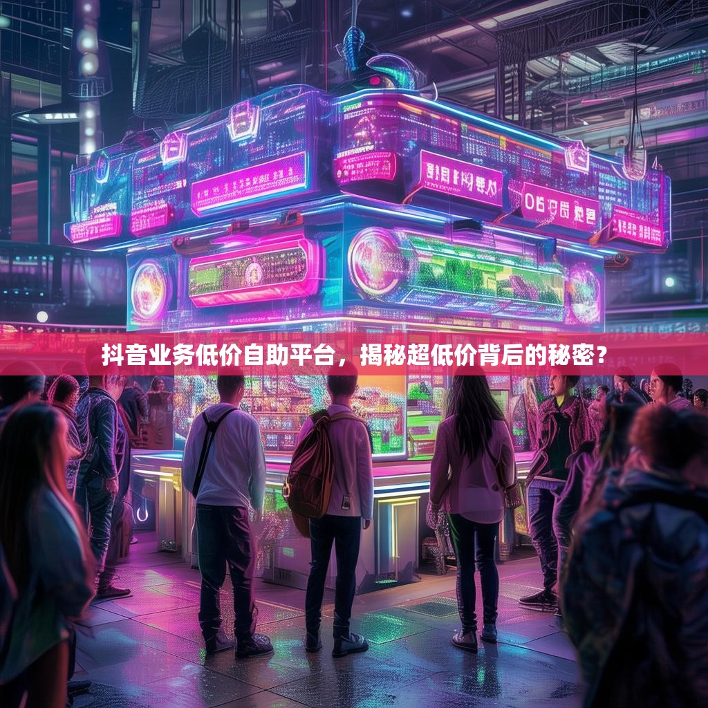 抖音业务低价自助平台，揭秘超低价背后的秘密？