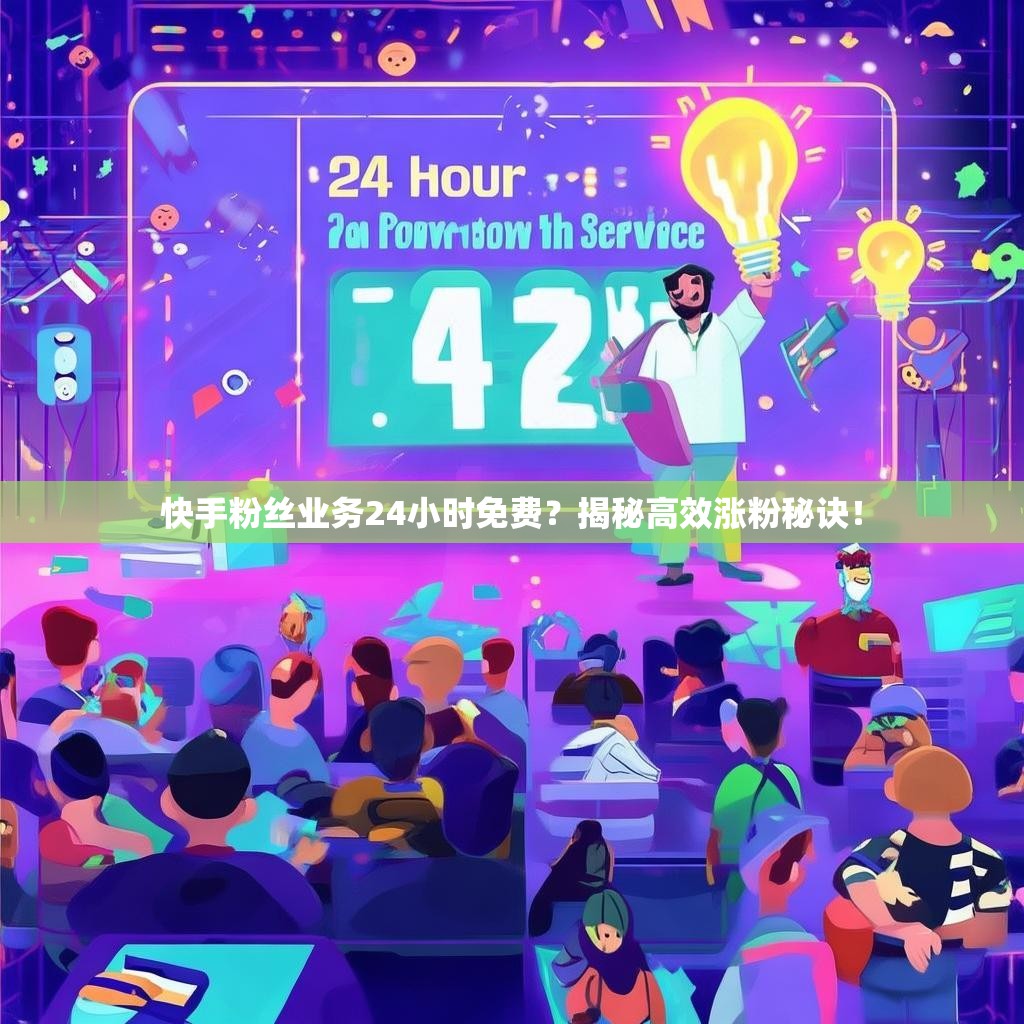 快手粉丝业务24小时免费？揭秘高效涨粉秘诀！