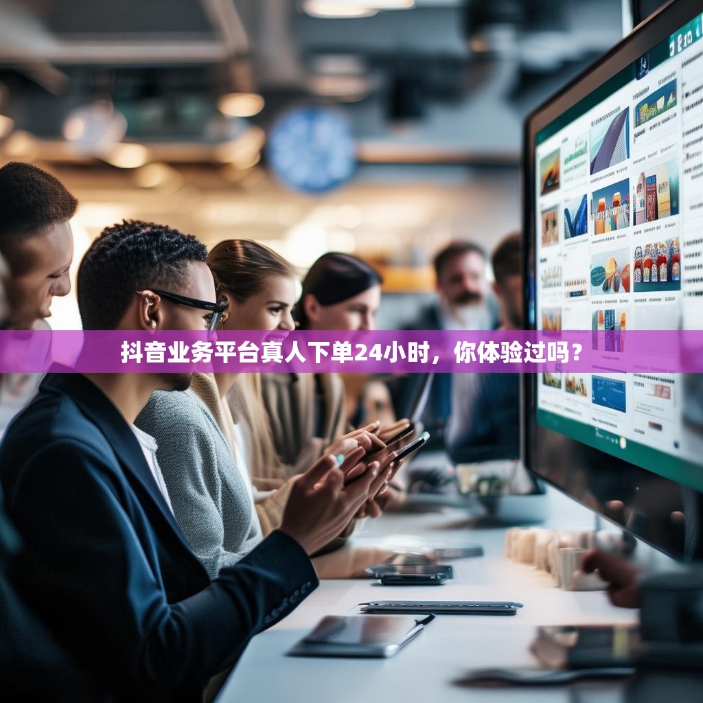 抖音业务平台真人下单24小时，你体验过吗？