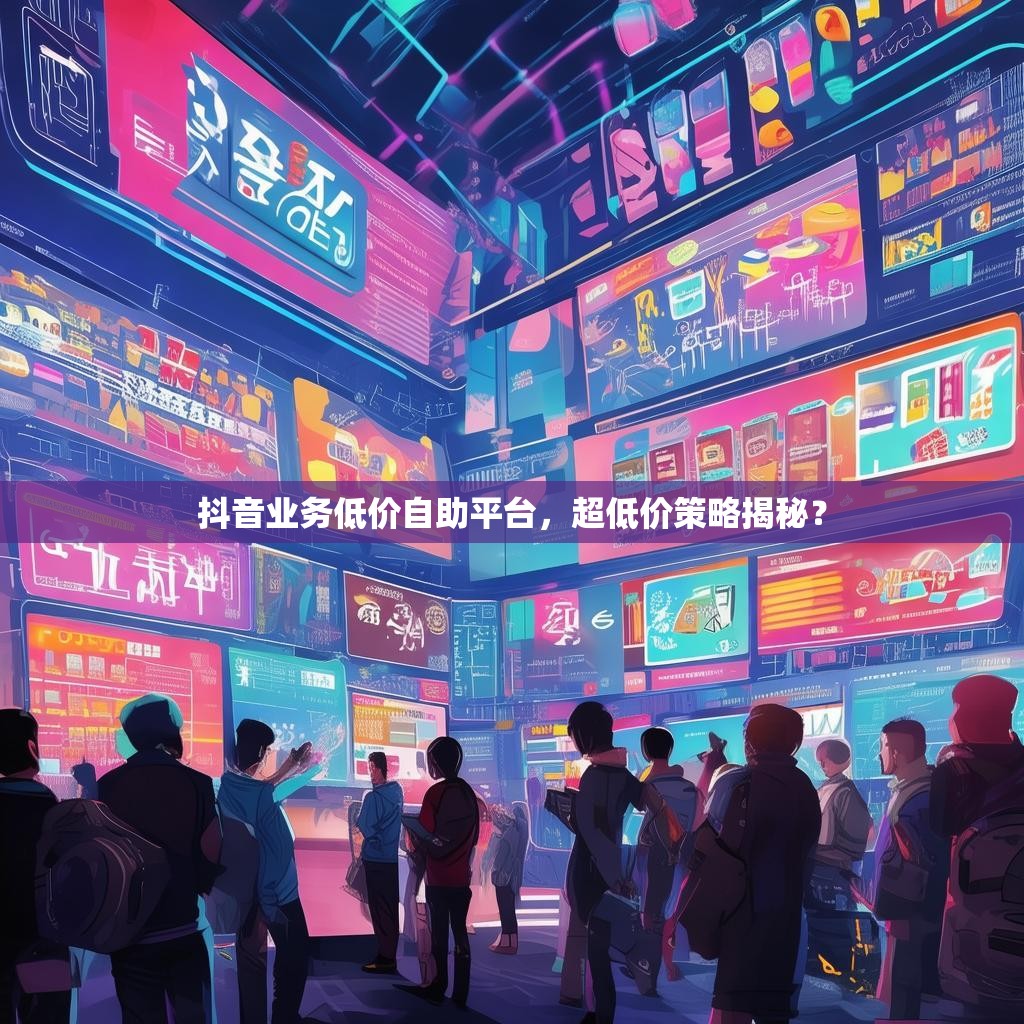 抖音业务低价自助平台，超低价策略揭秘？
