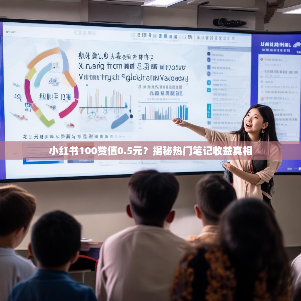 小红书100赞值0.5元？揭秘热门笔记收益真相