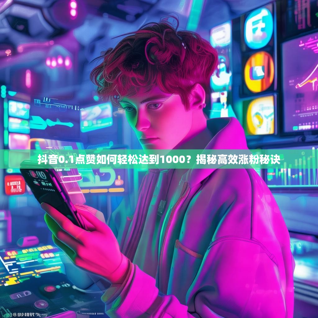 抖音0.1点赞如何轻松达到1000?揭秘高效涨粉秘诀