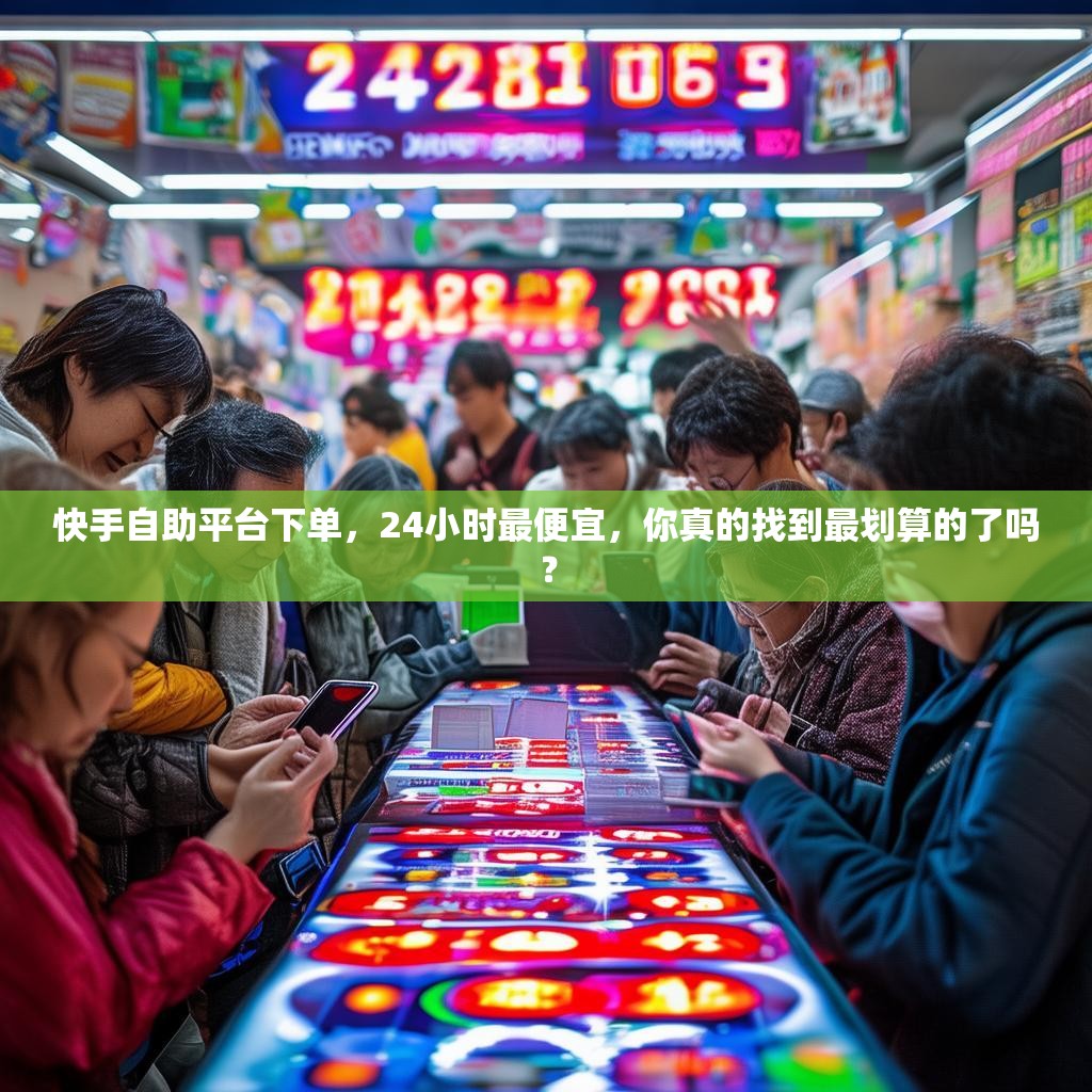 快手自助平台下单，24小时最便宜，你真的找到最划算的了吗？