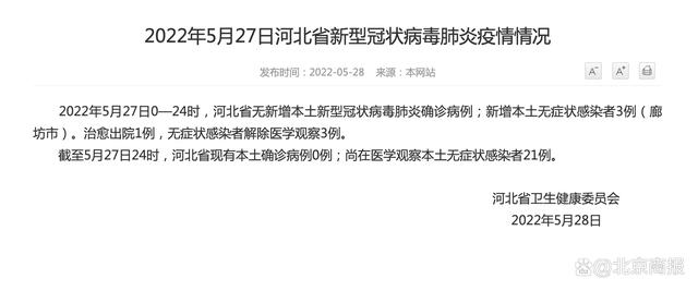 廊坊疫情最新消息 今日通报情况